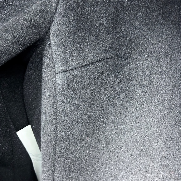 •|•PRESTON & YORK•| Angora + Wool Full Length Coat Black Size 8 - Picture 9 of 16